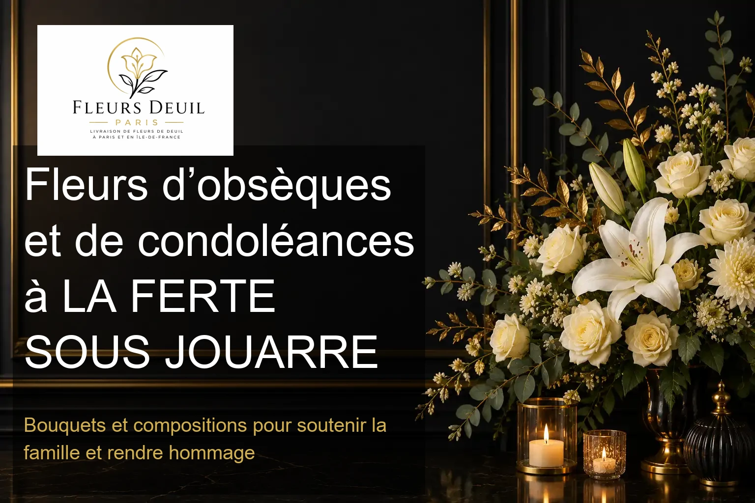 Fleurs d’obsèques et de condoléances à LA FERTE SOUS JOUARRE