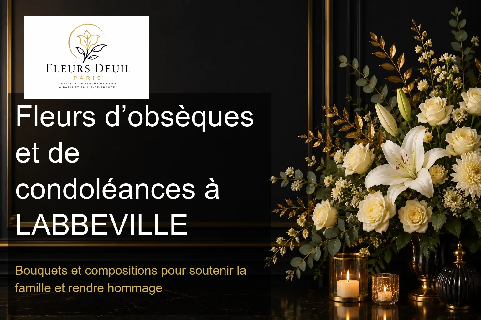 Fleurs d’obsèques et de condoléances à LABBEVILLE