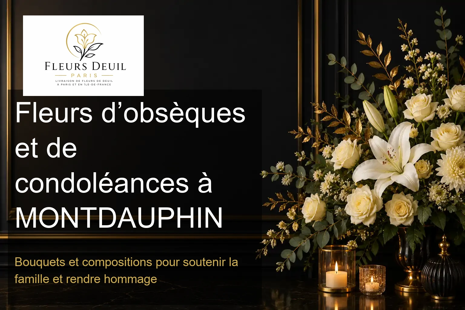Fleurs d’obsèques et de condoléances à MONTDAUPHIN