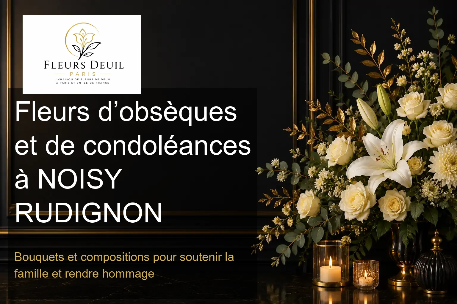 Fleurs d’obsèques et de condoléances à NOISY RUDIGNON