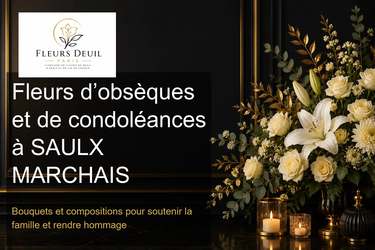 Fleurs d’obsèques et de condoléances à SAULX MARCHAIS