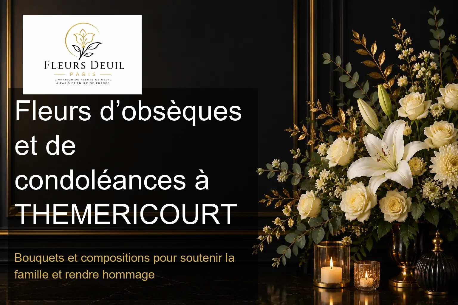 Fleurs d’obsèques et de condoléances à THEMERICOURT
