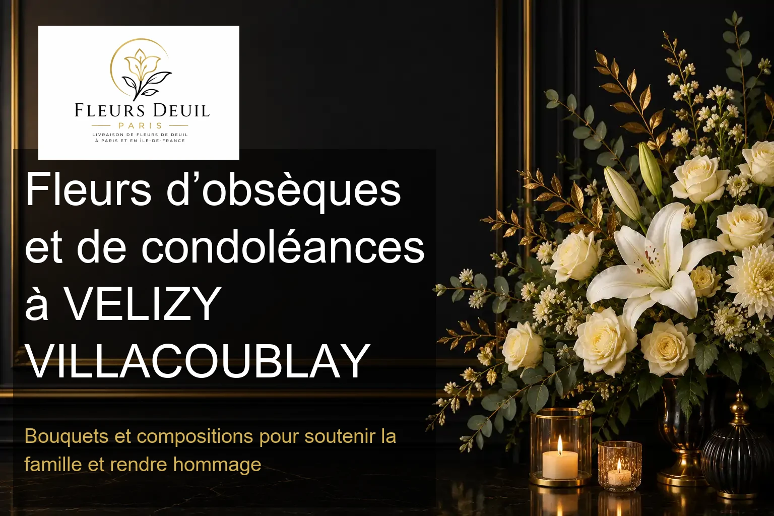 Fleurs d’obsèques et de condoléances à VELIZY VILLACOUBLAY