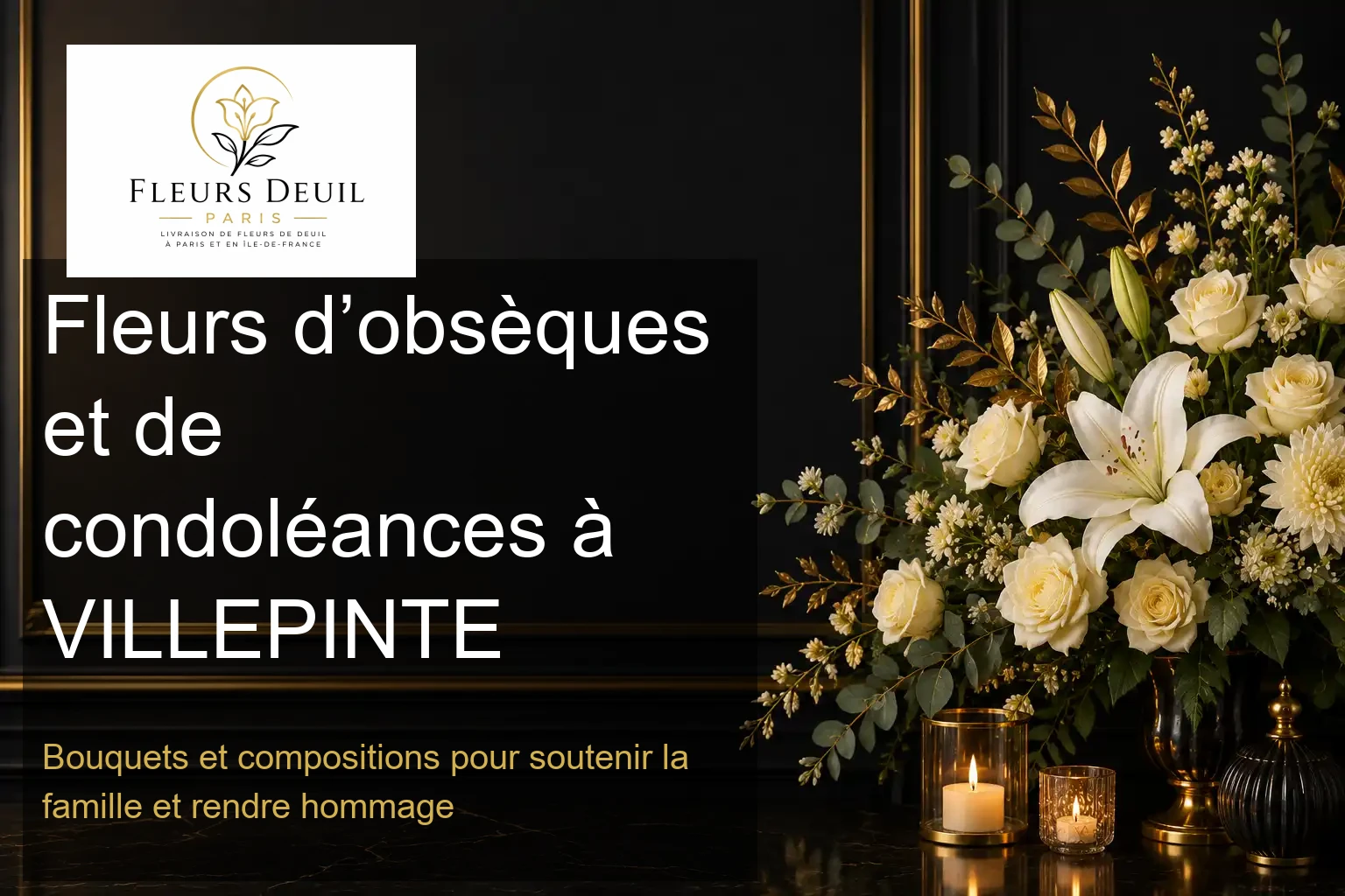 Fleurs d’obsèques et de condoléances à VILLEPINTE