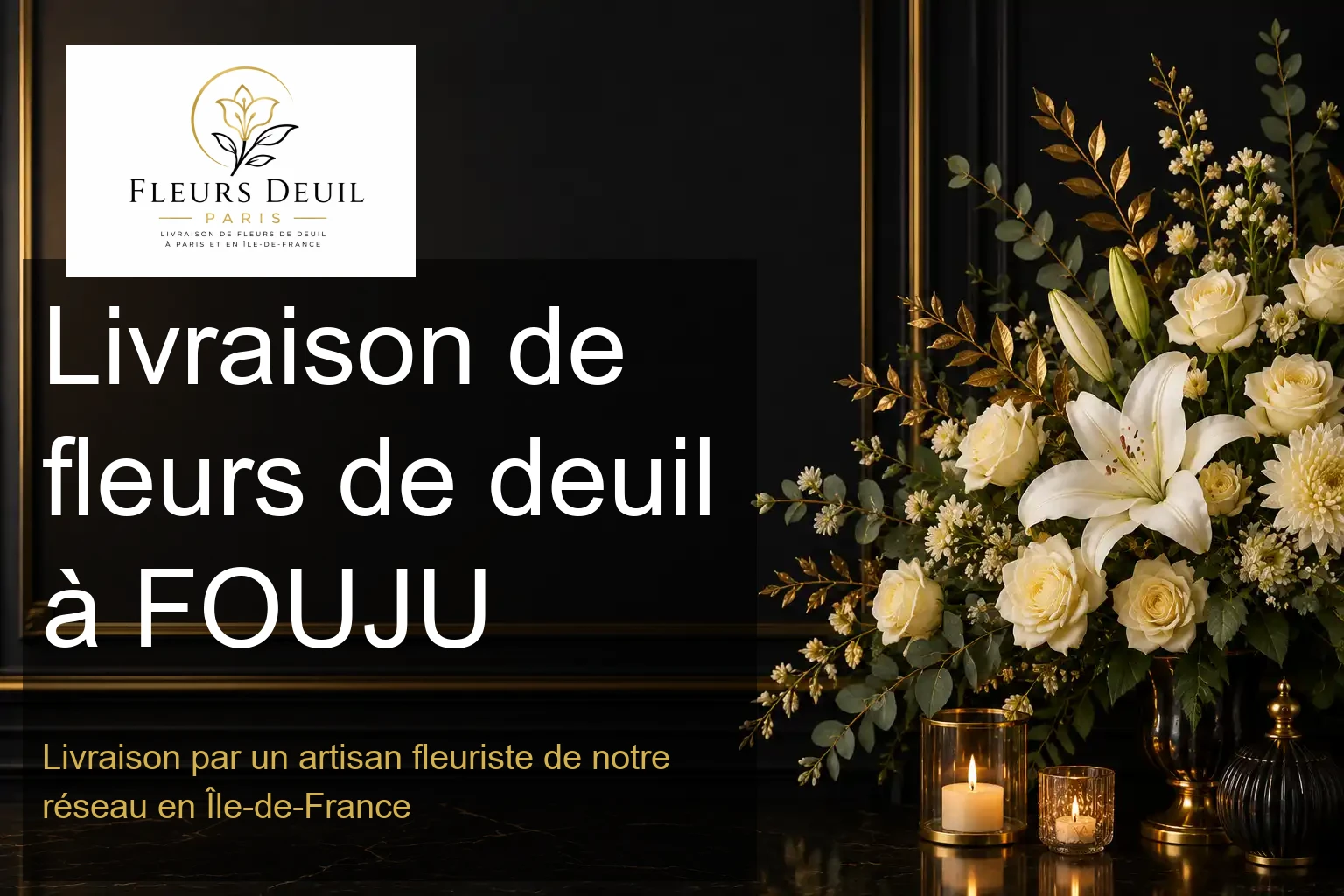 Livraison de fleurs de deuil à FOUJU