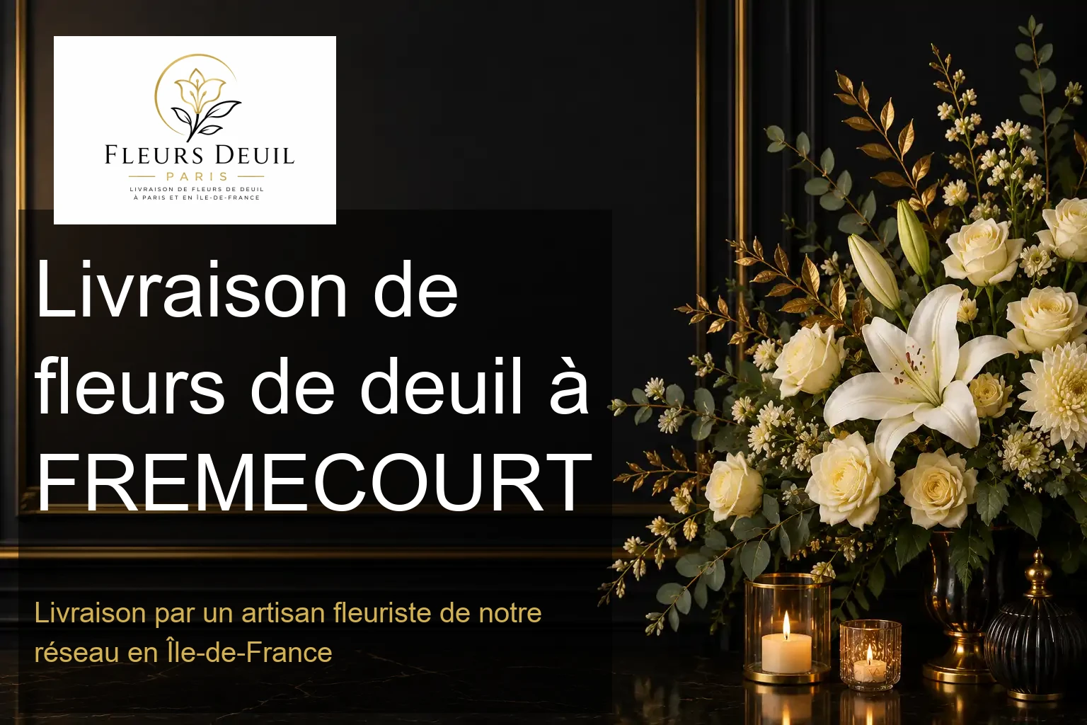 Livraison de fleurs de deuil à FREMECOURT