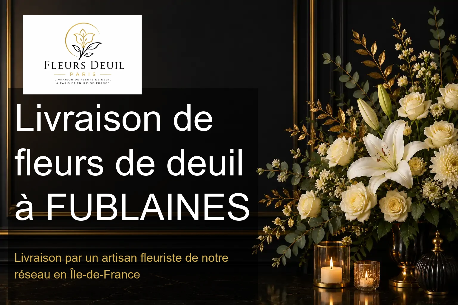 Livraison de fleurs de deuil à FUBLAINES