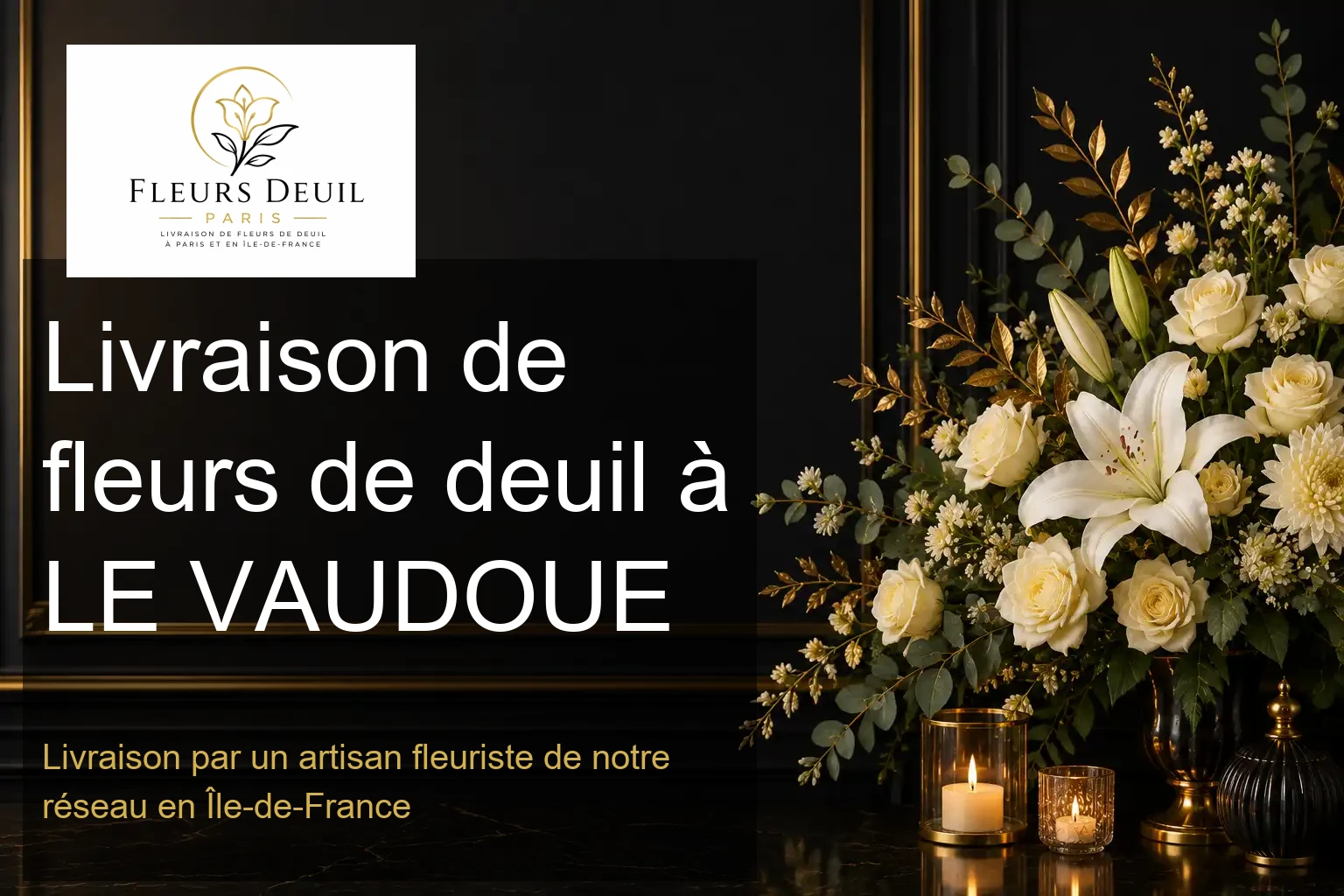 Livraison de fleurs de deuil à LE VAUDOUE