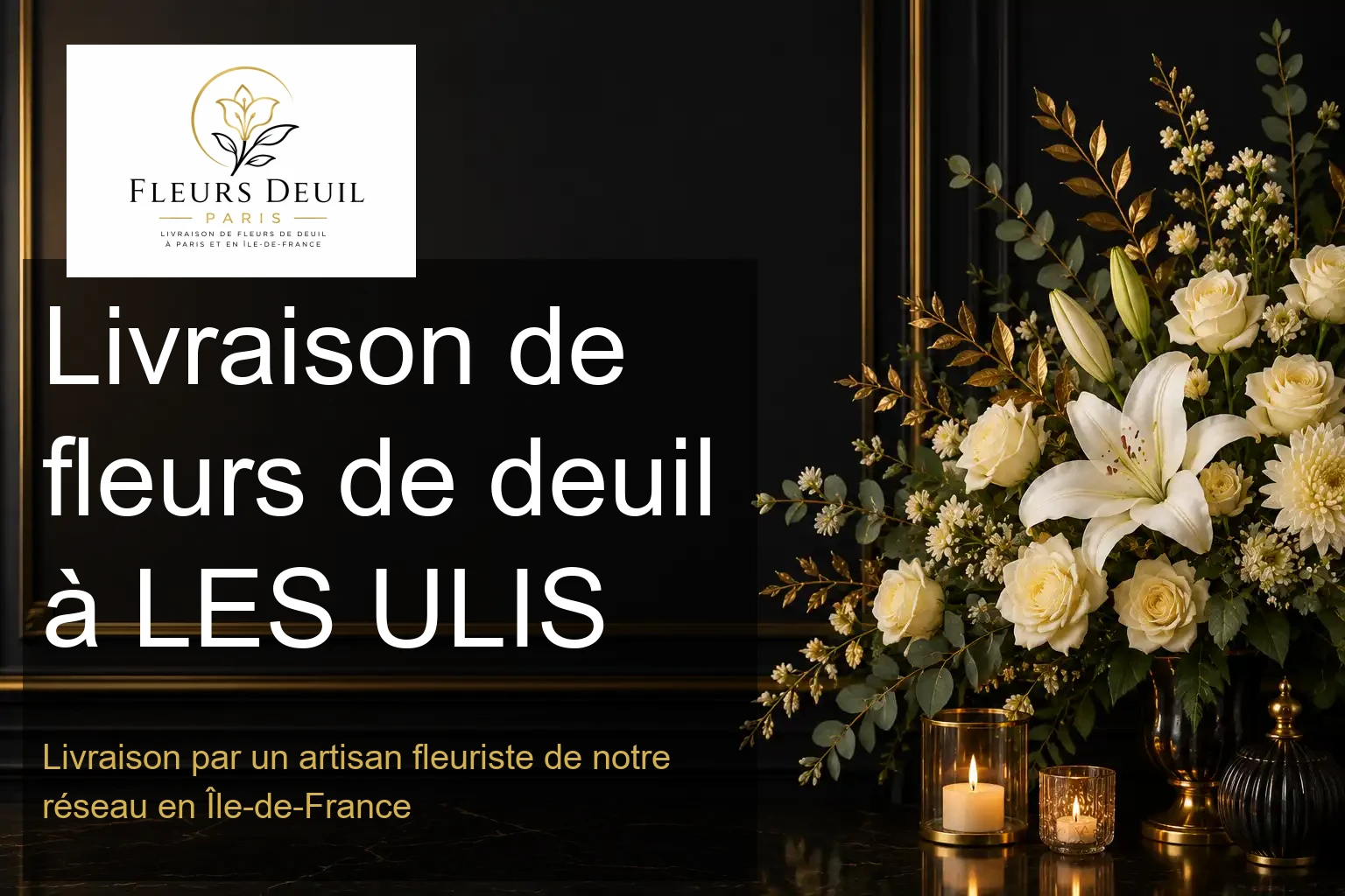 Livraison de fleurs de deuil à LES ULIS