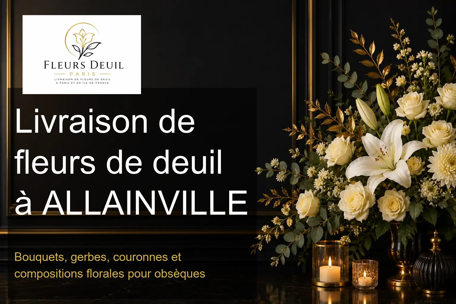 Livraison de fleurs de deuil à ALLAINVILLE