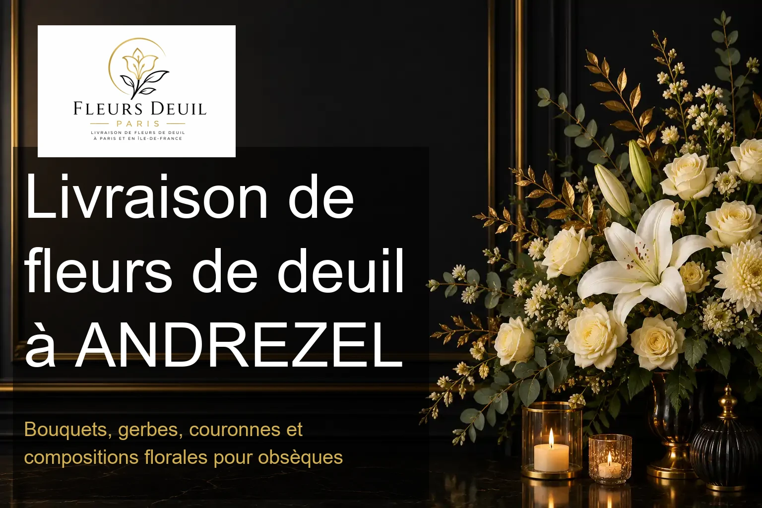 Livraison de fleurs de deuil à ANDREZEL