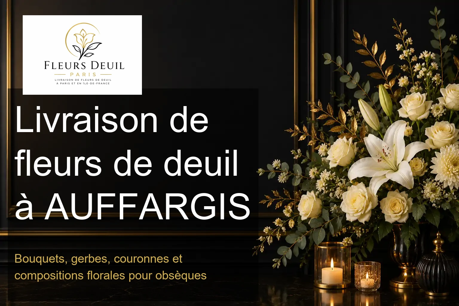 Livraison de fleurs de deuil à AUFFARGIS