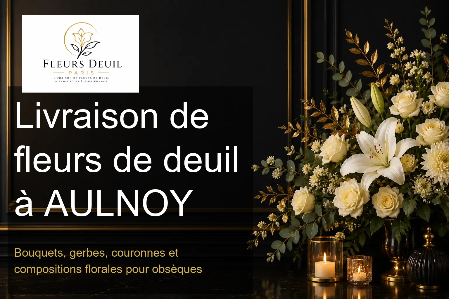 Livraison de fleurs de deuil à AULNOY