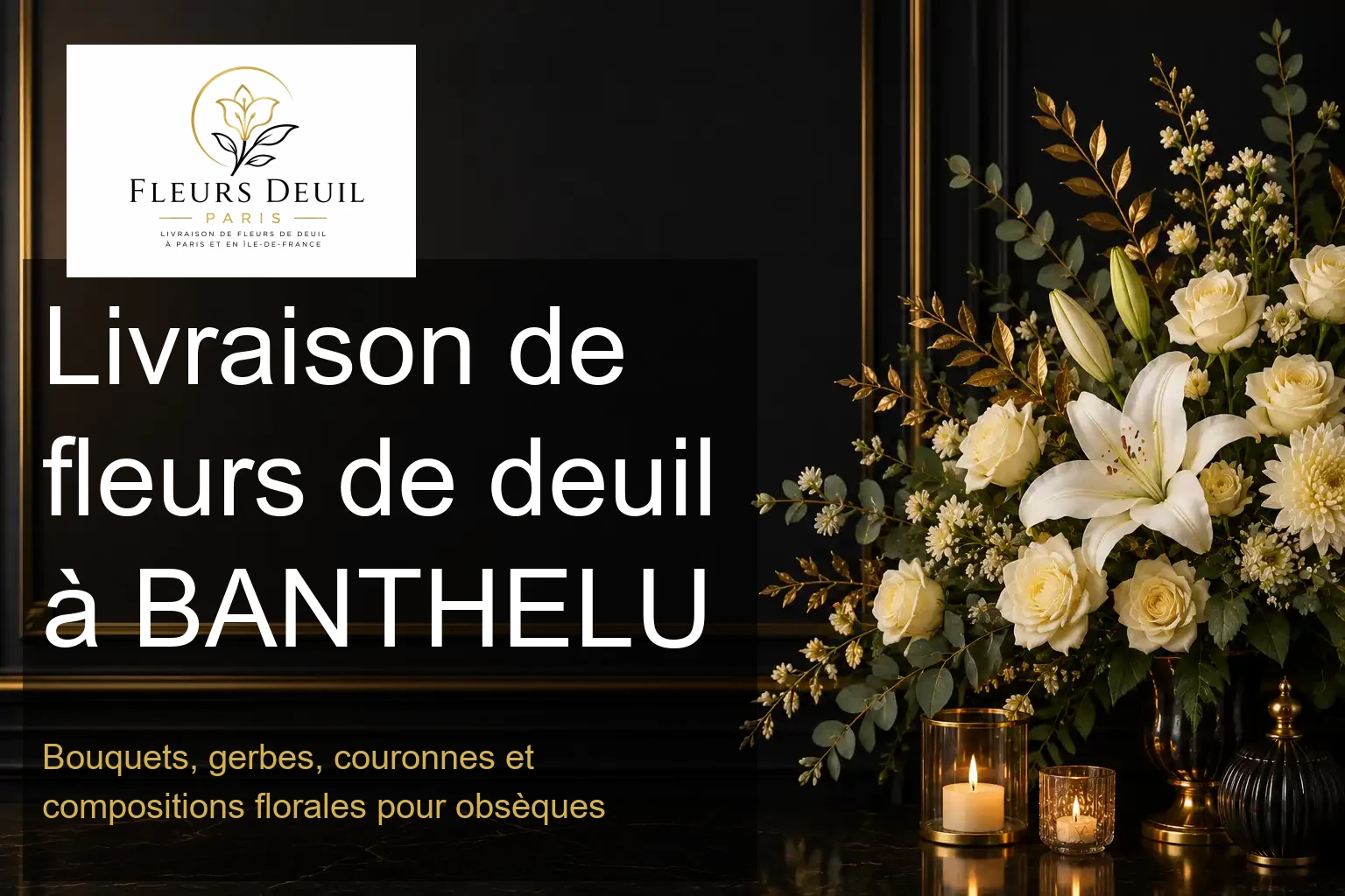 Livraison de fleurs de deuil à BANTHELU