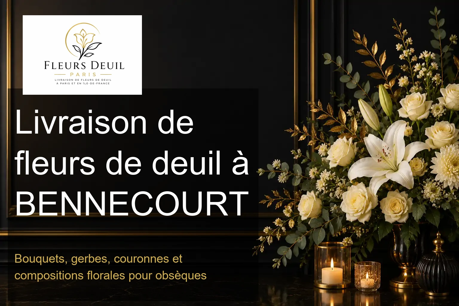 Livraison de fleurs de deuil à BENNECOURT