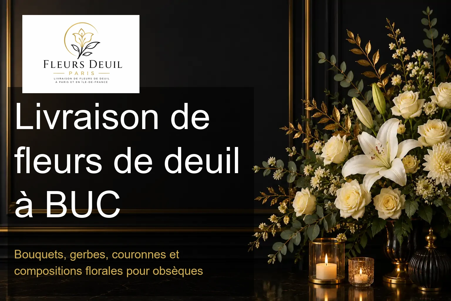 Livraison de fleurs de deuil à BUC