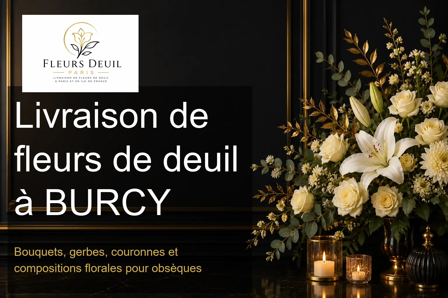 Livraison de fleurs de deuil à BURCY