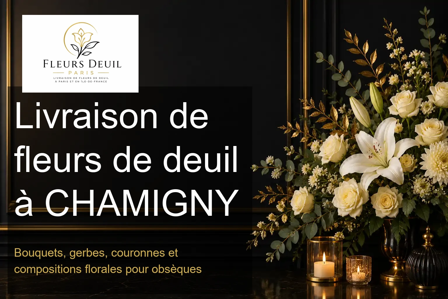 Livraison de fleurs de deuil à CHAMIGNY