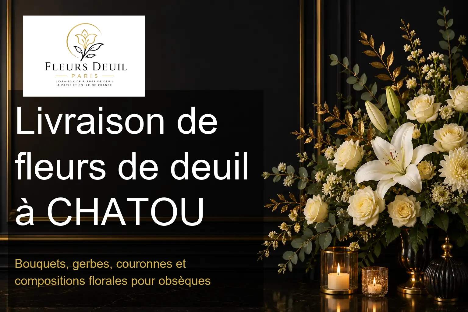 Livraison de fleurs de deuil à CHATOU