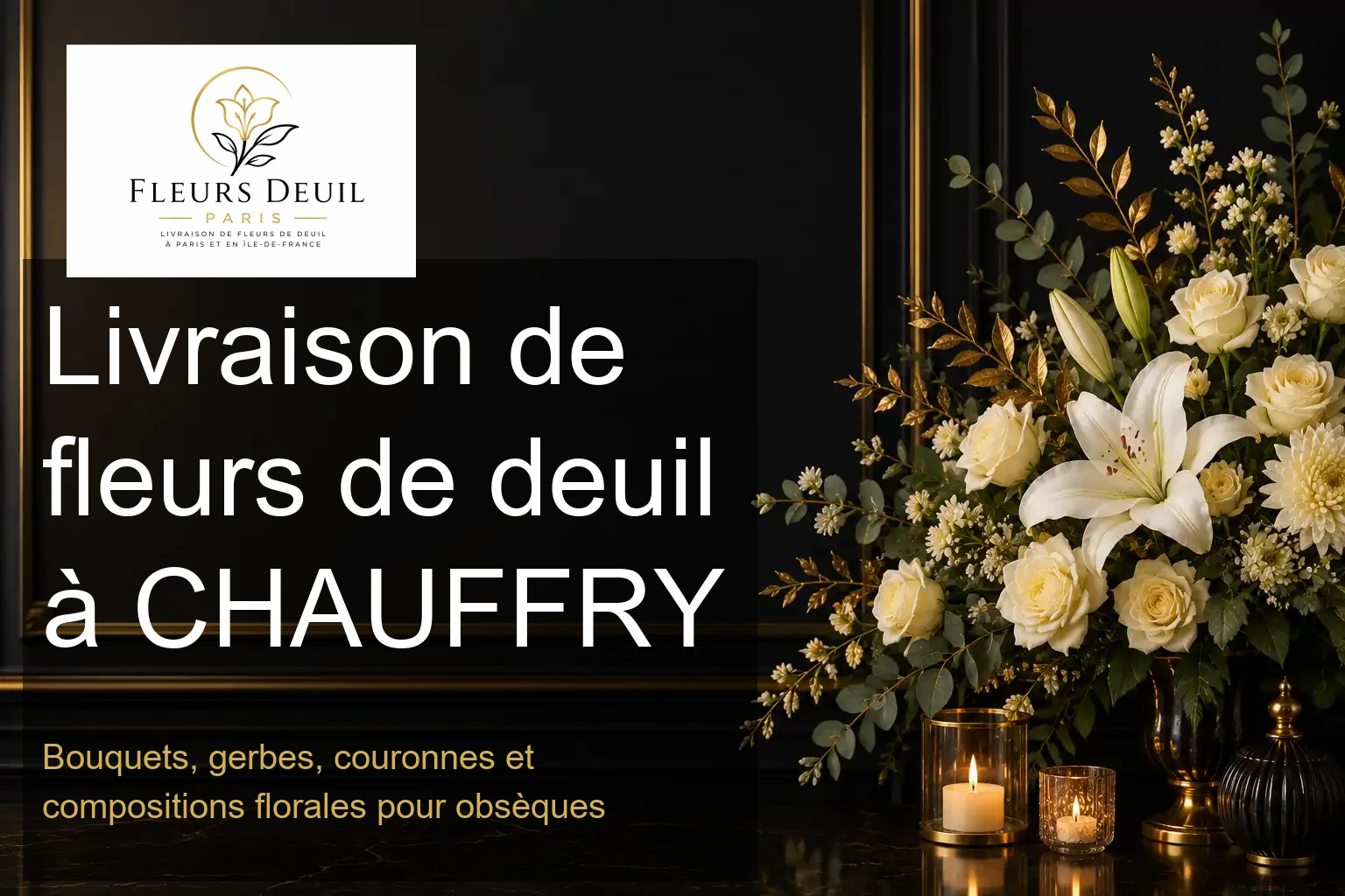 Livraison de fleurs de deuil à CHAUFFRY