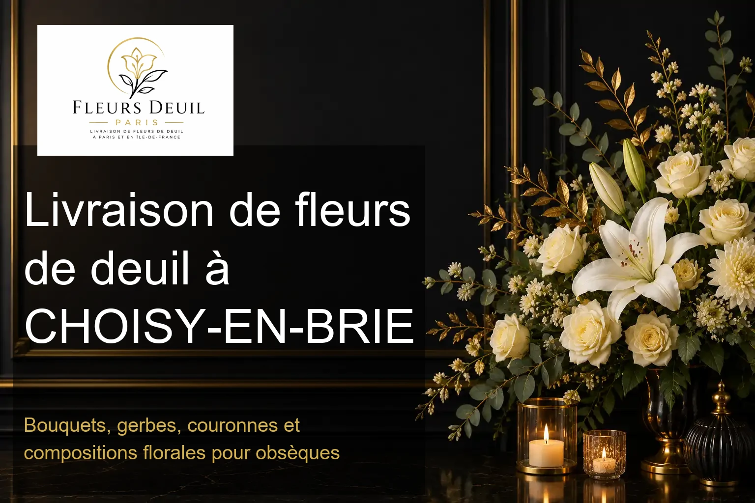 Livraison de fleurs de deuil à CHOISY-EN-BRIE