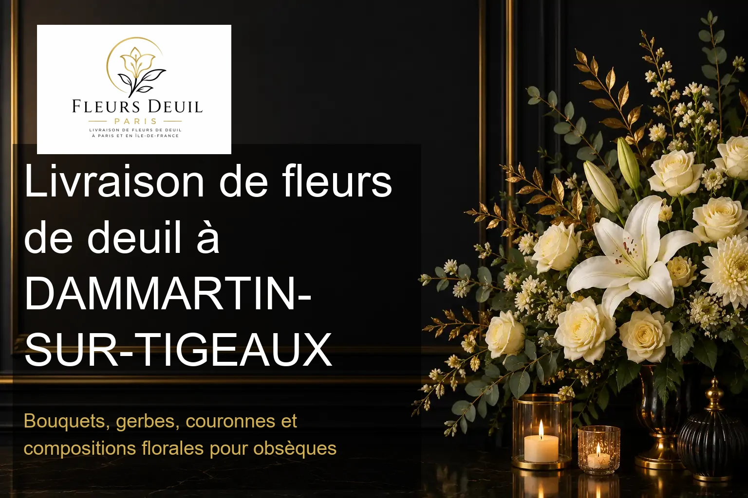 Livraison de fleurs de deuil à DAMMARTIN-SUR-TIGEAUX