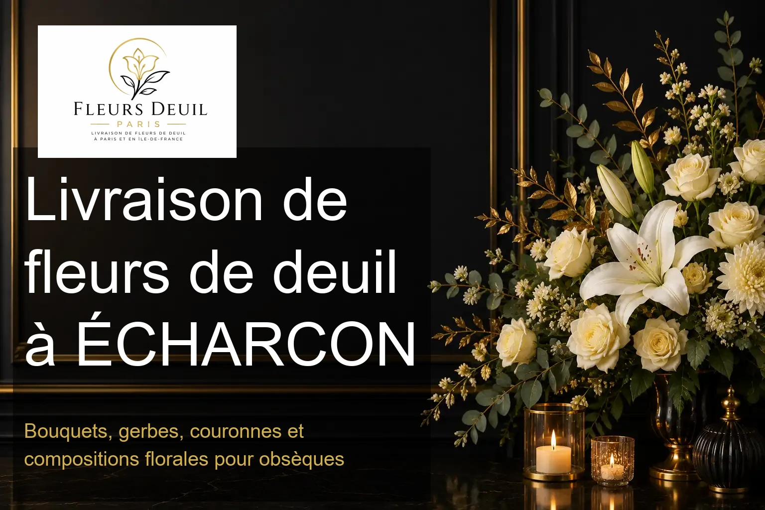 Livraison de fleurs de deuil à ÉCHARCON