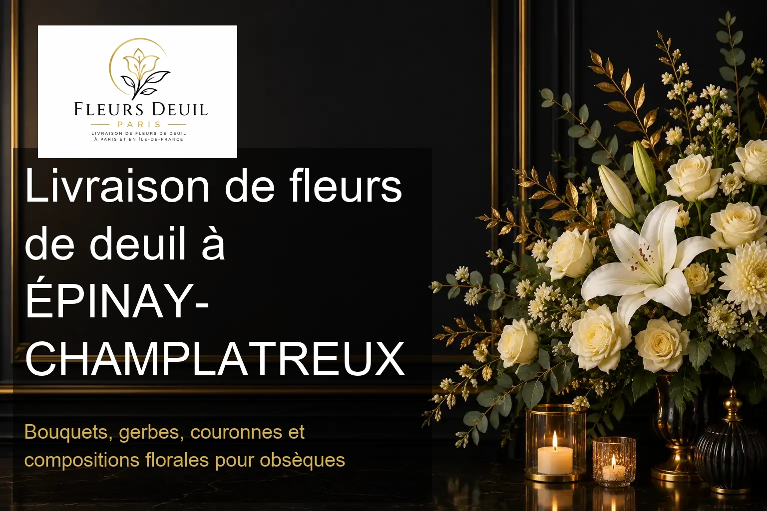 Livraison de fleurs de deuil à ÉPINAY-CHAMPLATREUX