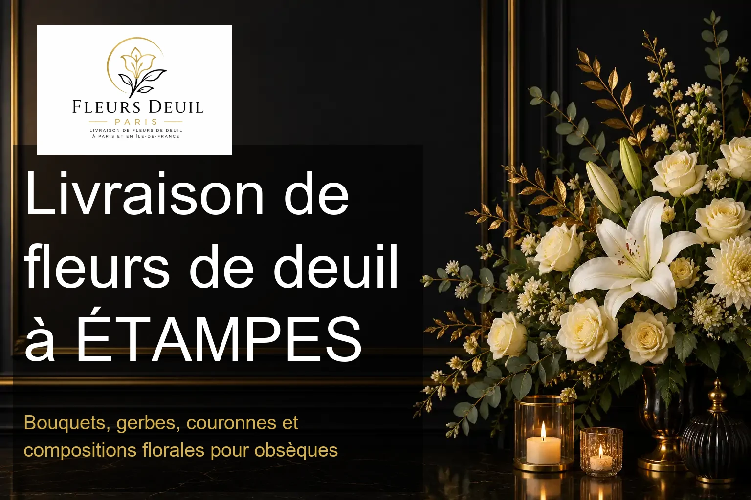 Livraison de fleurs de deuil à ÉTAMPES