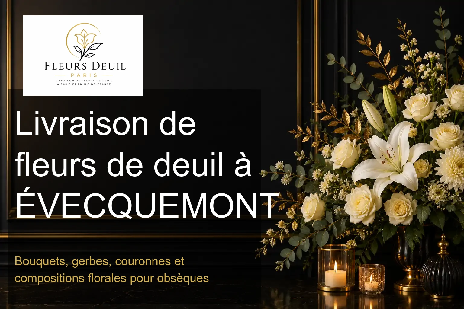 Livraison de fleurs de deuil à ÉVECQUEMONT