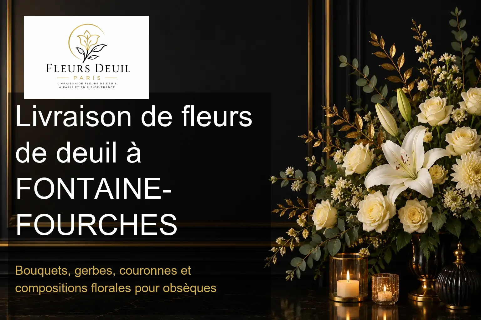 Livraison de fleurs de deuil à FONTAINE-FOURCHES