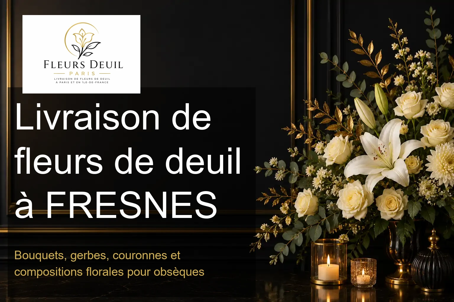 Livraison de fleurs de deuil à FRESNES