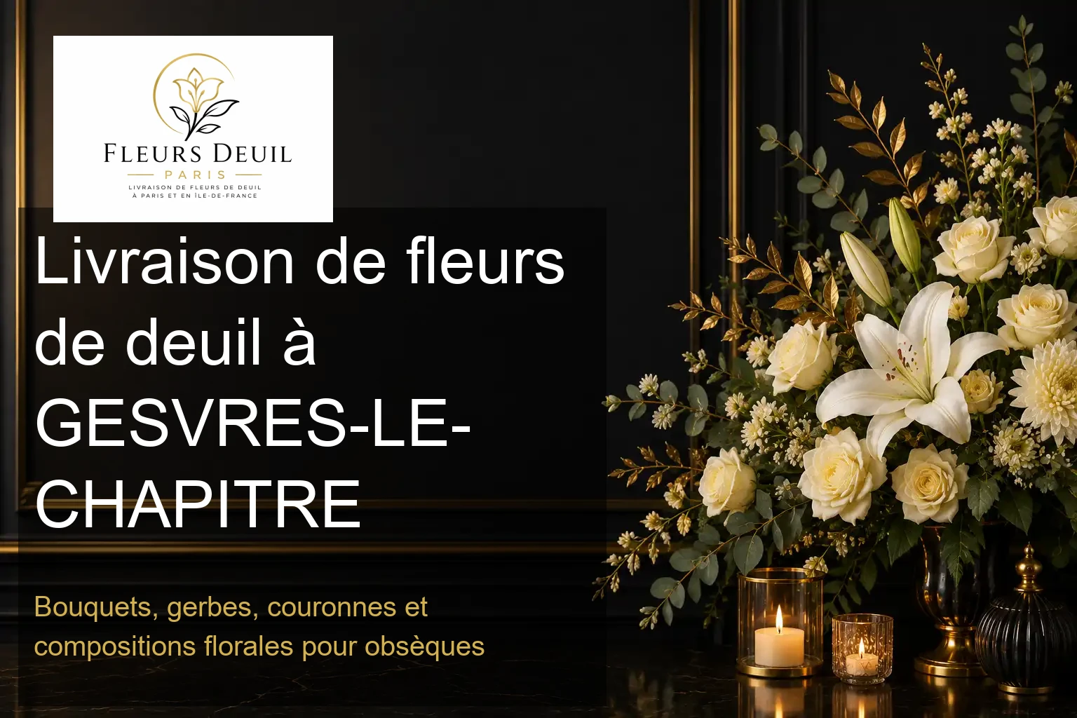 Livraison de fleurs de deuil à GESVRES-LE-CHAPITRE