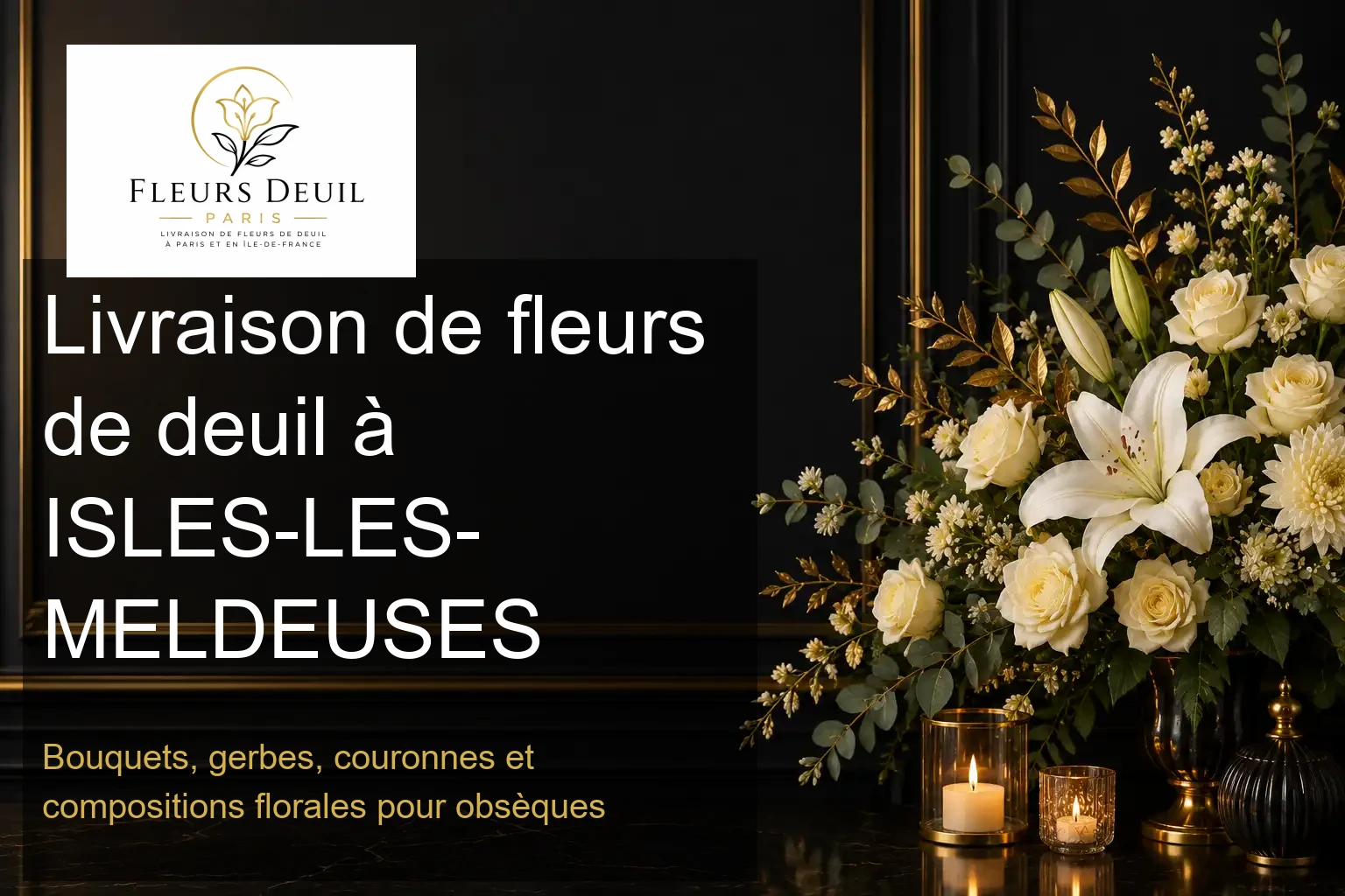 Livraison de fleurs de deuil à ISLES-LES-MELDEUSES
