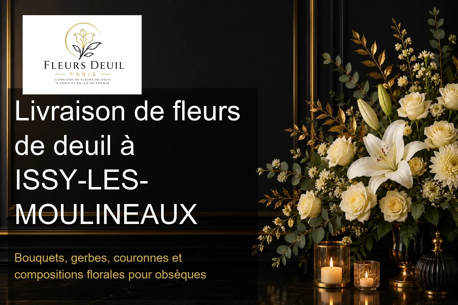 Livraison de fleurs de deuil à ISSY-LES-MOULINEAUX