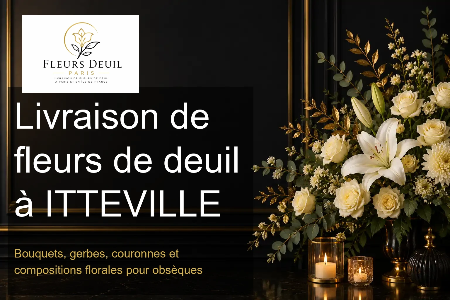 Livraison de fleurs de deuil à ITTEVILLE