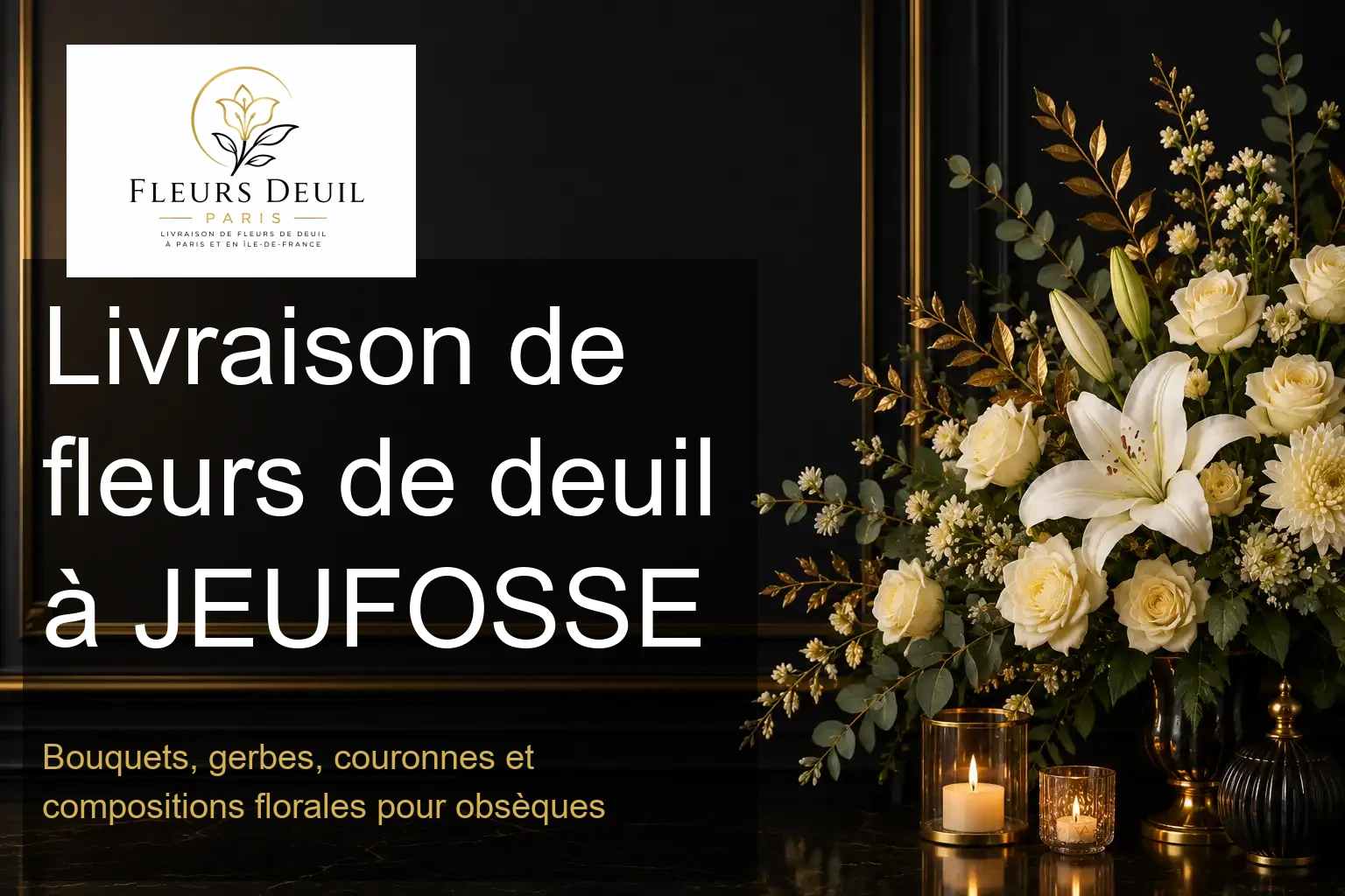 Livraison de fleurs de deuil à JEUFOSSE