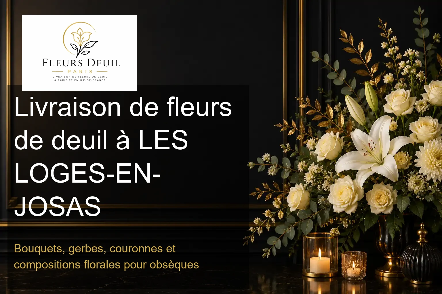 Livraison de fleurs de deuil à LES LOGES-EN-JOSAS