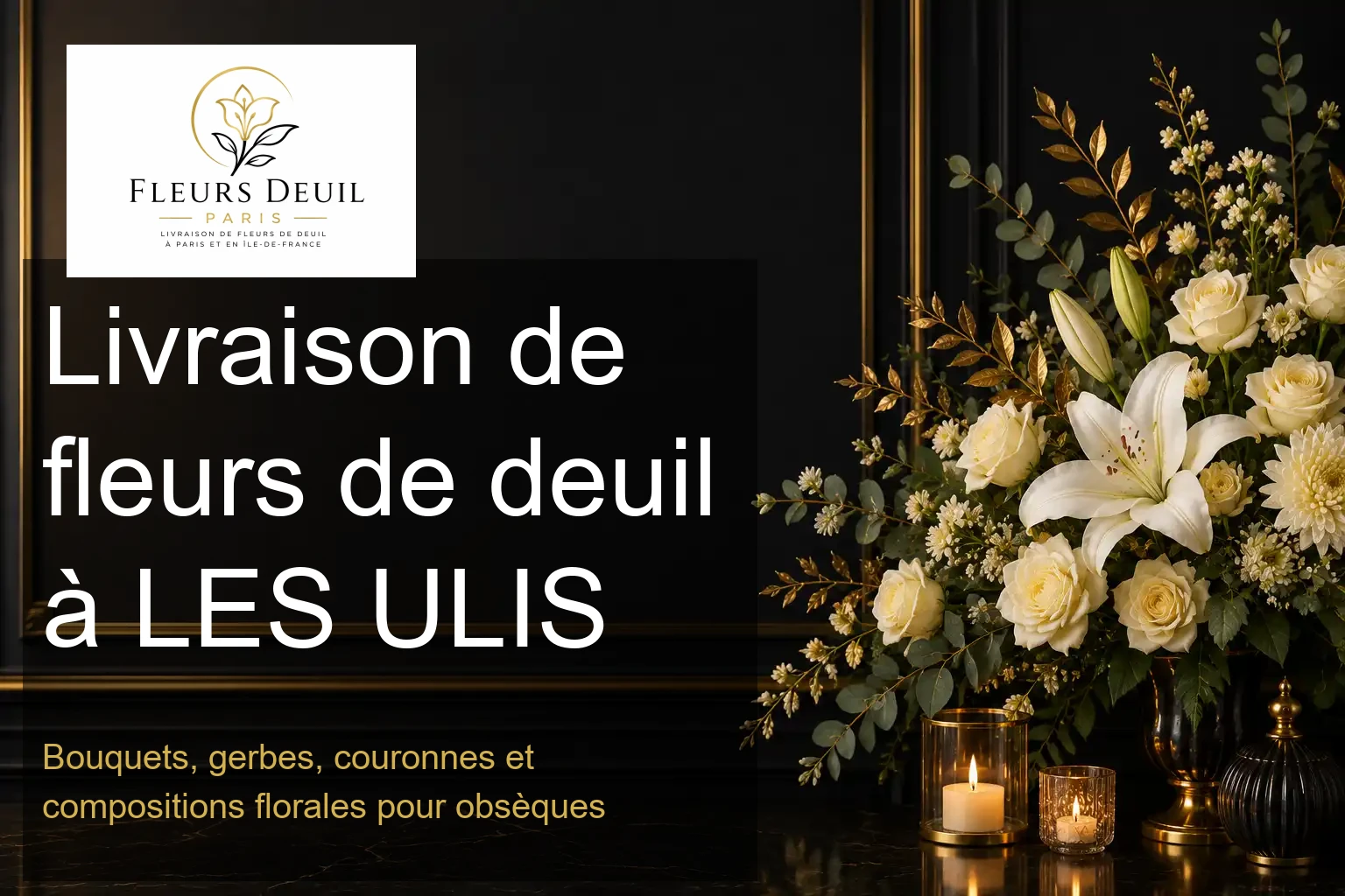 Livraison de fleurs de deuil à LES ULIS