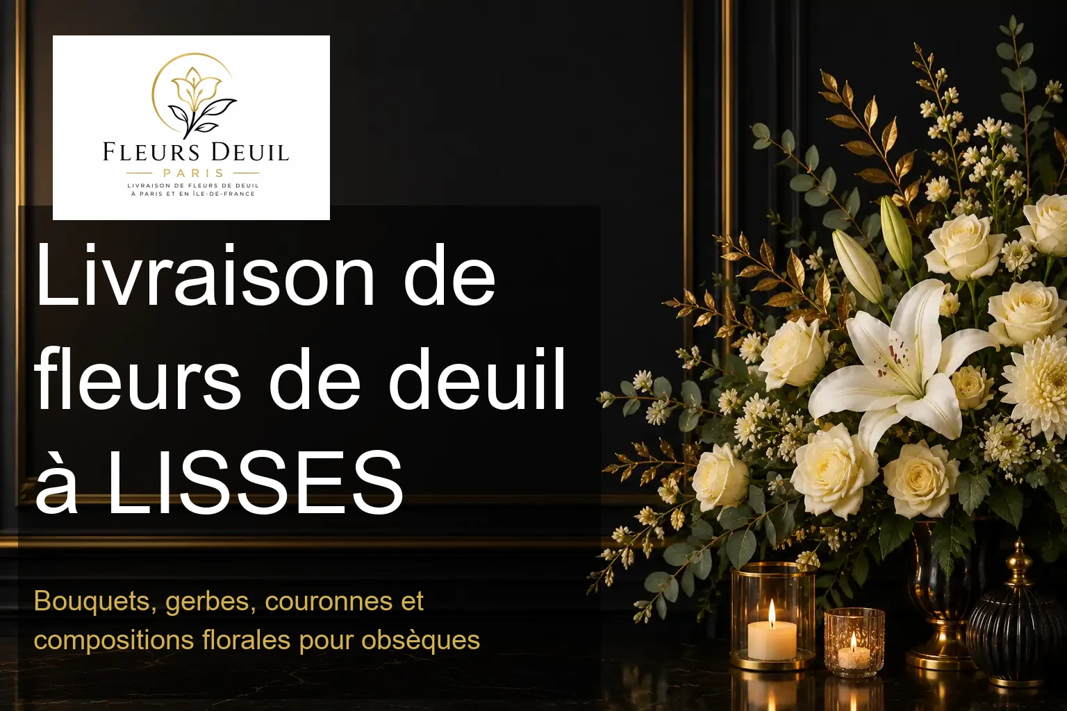Livraison de fleurs de deuil à LISSES