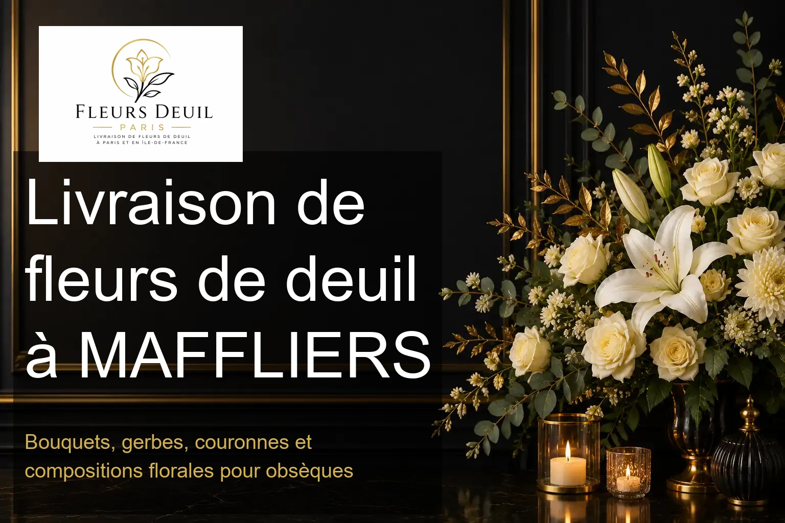 Livraison de fleurs de deuil à MAFFLIERS