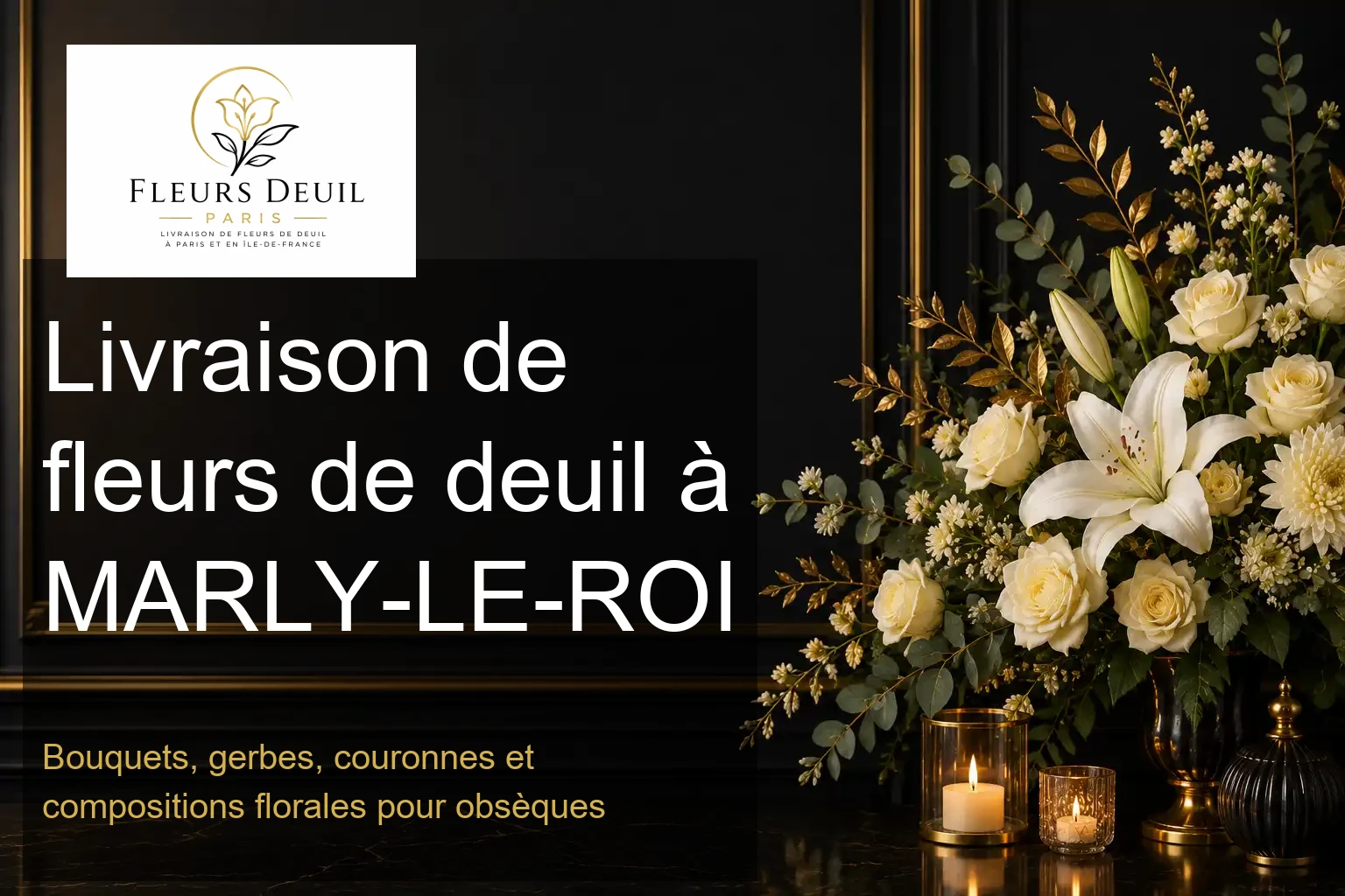 Livraison de fleurs de deuil à MARLY-LE-ROI
