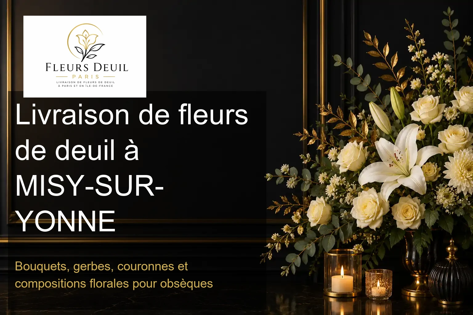 Livraison de fleurs de deuil à MISY-SUR-YONNE