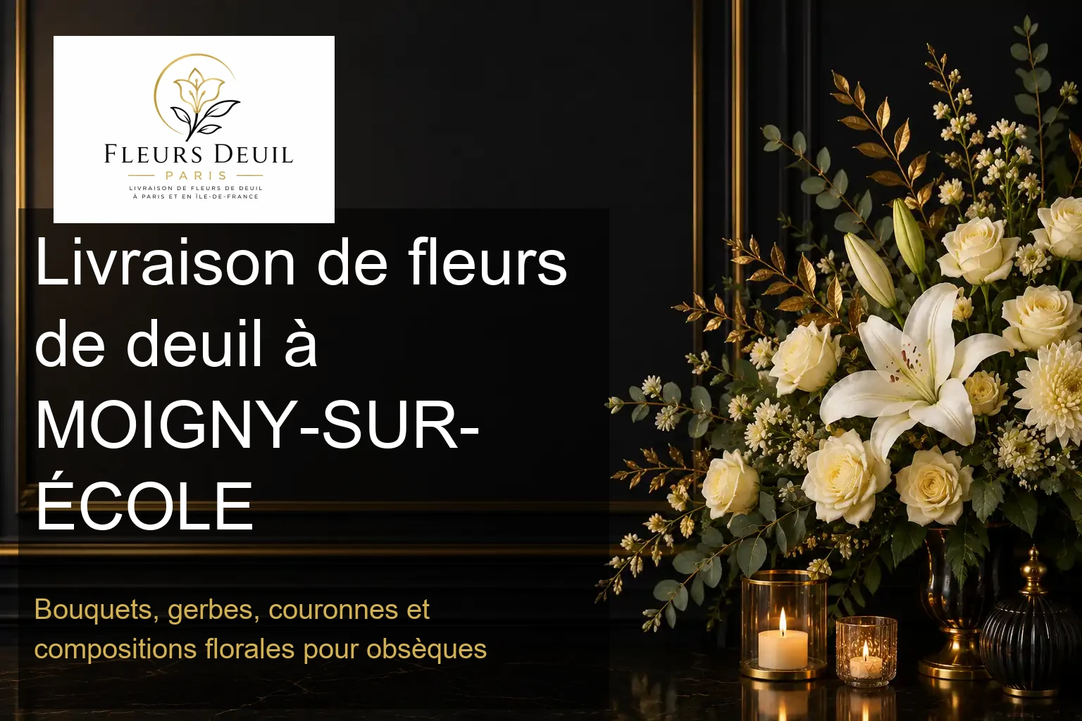 Livraison de fleurs de deuil à MOIGNY-SUR-ÉCOLE