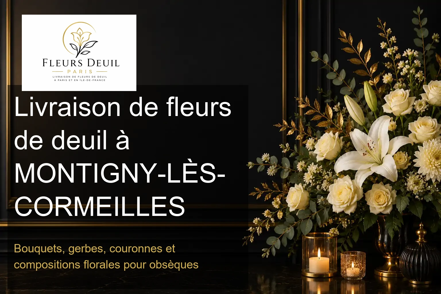 Livraison de fleurs de deuil à MONTIGNY-LÈS-CORMEILLES