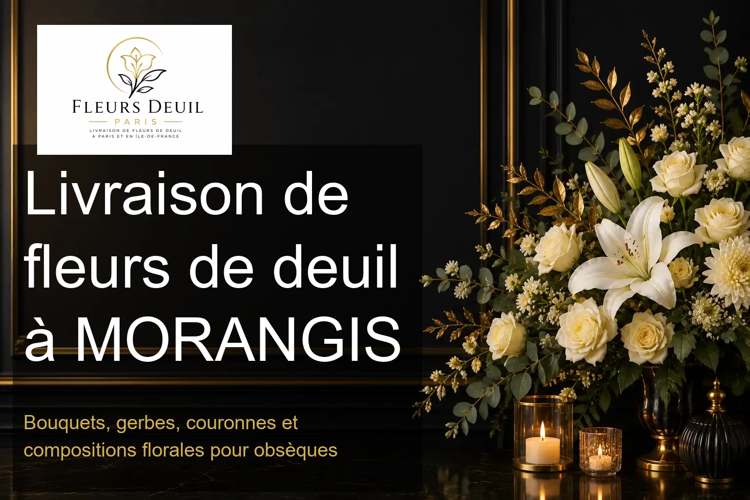 Livraison de fleurs de deuil à MORANGIS