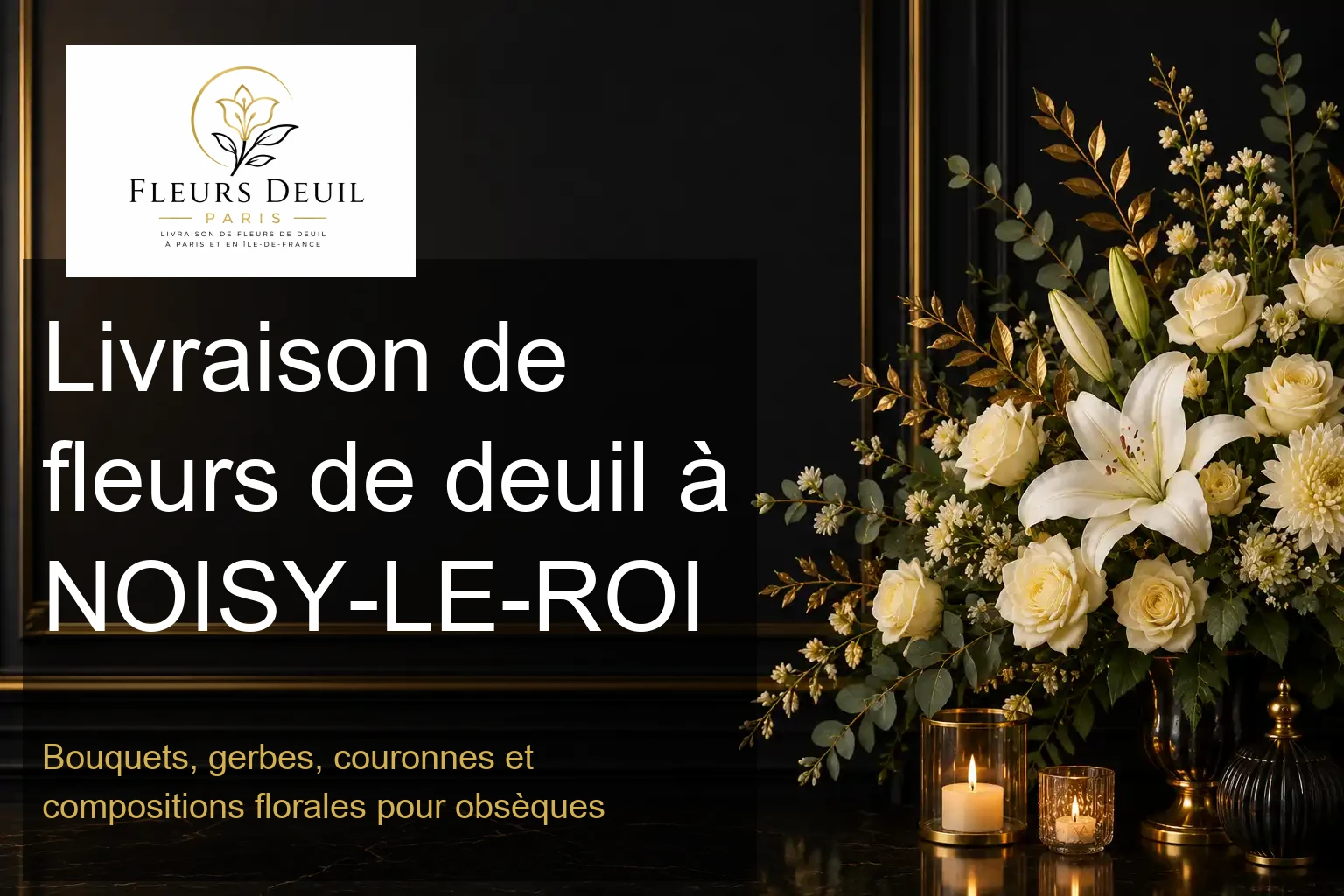 Livraison de fleurs de deuil à NOISY-LE-ROI