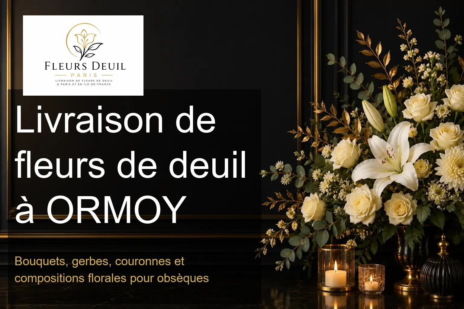 Livraison de fleurs de deuil à ORMOY