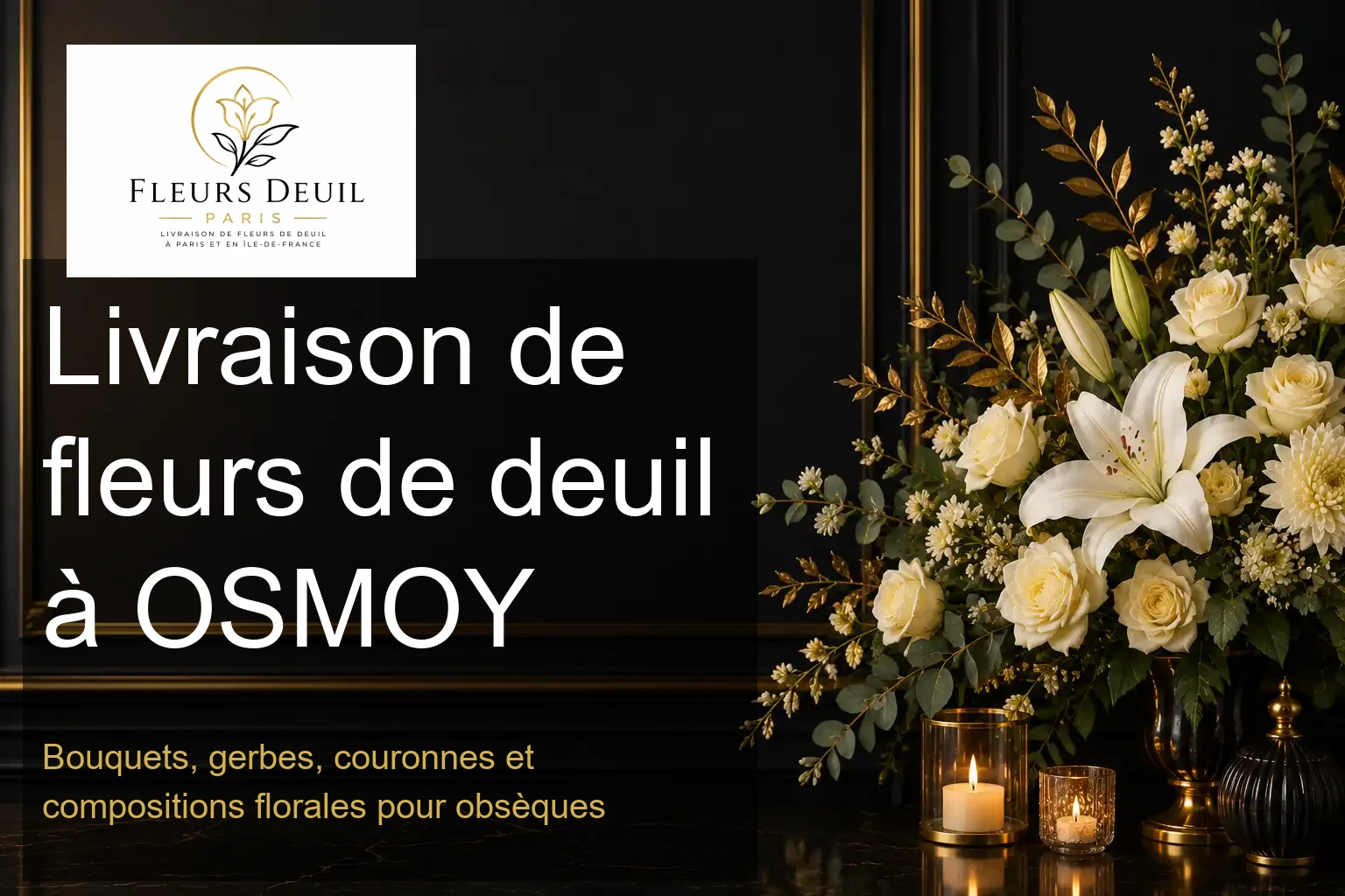 Livraison de fleurs de deuil à OSMOY