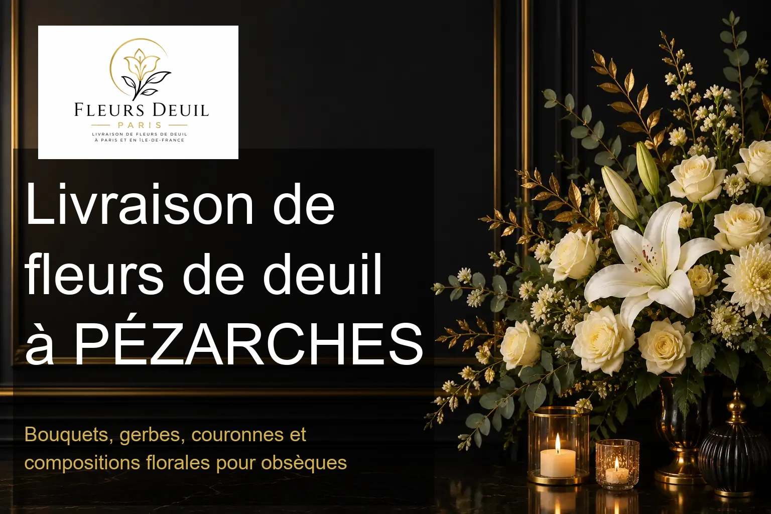 Livraison de fleurs de deuil à PÉZARCHES